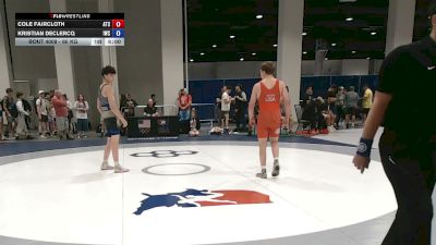 60 kg Champ. Rd Of 64 - Cole Faircloth, Aniciete Training Club vs Kristian DeClercq, ISI Wrestling Club