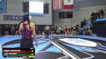 115 lbs Quarterfinal - Carlie Hinderaker, Ogden vs Kate Richards, Solon