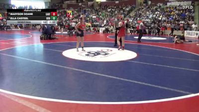 6A 120 lbs Semifinal - Ella Casteel, Heritage vs Madyson Doane, CABOT HIGH SCHOOL