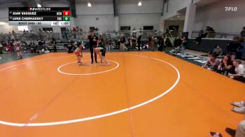 90 lbs Cons. Round 3 - Luke Cherkassky, Scots Wrestling Club vs Juan Vasquez, Wesley Club Wrestling