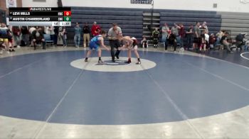 90 lbs Cons. Round 2 - Austin Chamberland, Suples Wrestling Club vs Levi Mills, Hillcrest Wrestling Club