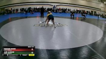 155 lbs Cons. Semi - Maggie Mann, Siena Heights vs Zoë Hussar, Siena Heights