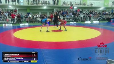 51kg Quarterfinal - Jhujar Dhindsa, Matmen WC vs Muhammad Turajev, Metro Amateur WC