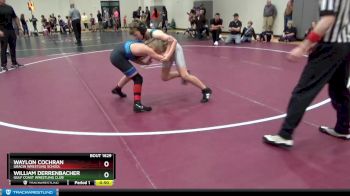 95 lbs Cons. Semi - Waylon Cochran, Gracin Wrestling School vs William Derrenbacher, Gulf Coast Wrestling Club