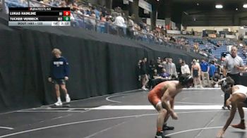 133 lbs Cons. Round 4 - Lukas Hainline, Newman vs Tucker Verbeck, Maize High School