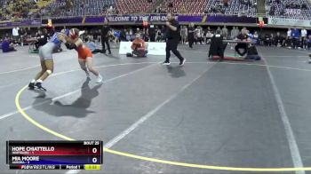 110 lbs Placement Matches (16 Team) - Mia Moore, Aurora vs Hope Chiattello, Wartburg