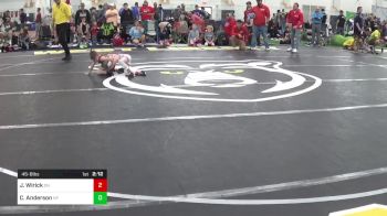 45-B lbs Round Of 16 - Jaxton Wirick, OH vs Clay Anderson, NY