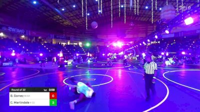 126 lbs Round Of 32 - Benjamin Gomez, Bear Cave WC vs Connor Martindale, 4 Corners Underground