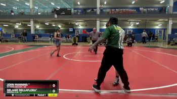 120 lbs Round 2 (6 Team) - John Manning *, St. Paris Graham vs Delanie DellaFlora*, Oregon Clay