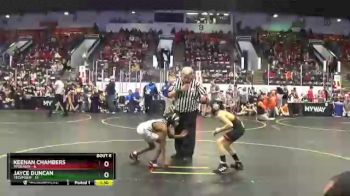 67 lbs Round 3 (4 Team) - Keenan Chambers, Ypsilanti vs Jayce Duncan, Tecumseh