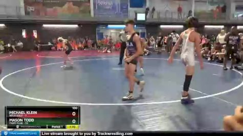 100 lbs Round 1 (8 Team) - Michael Klein, NOLA Gold vs Mason Todd, Fight Club