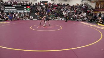 138 lbs 1st Place Match - Karson Brown, St Edward vs Israel Borge, Bixby