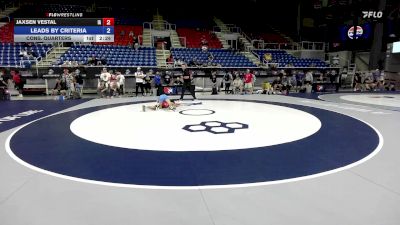 100 lbs Cons. Quarters - Jaxsen Vestal, IA vs Riley Smith, PA