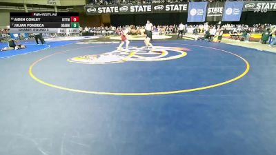 Boys 1B/2B 157 Champ. Round 2 - Julian Fonseca, Okanogan vs Aiden Conley, Kittitas