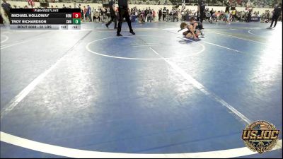 61 lbs Consi Of 8 #2 - Michael Holloway, Team Nomad vs Troy Richardson, Shelton Wrestling Academy