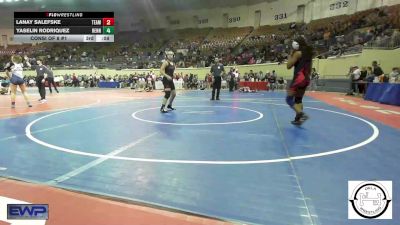 130 lbs Consi Of 8 #1 - Andreiya Meyers, Duncan Lady Demons vs Tatum Giles, Mustang Middle School