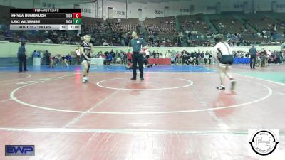 108 lbs Consi Of 32 #2 - Khyla Rumbaugh, Tecumseh vs Lexi Wiltshire, Tecumseh