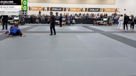 Camilla Romo vs Adalyn Schings 2026 PBJJF Pan American Jiu-Jitsu Championships