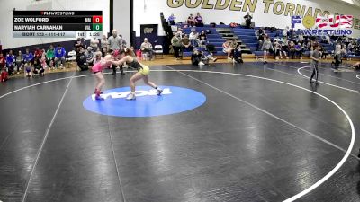 111-117 lbs Round 3 - Zoe Wolford, Morgantown Mafia vs Naryiah Carnahan, Valley