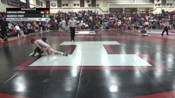 J-8 lbs Cons. Semi - Lincoln Stroh, Knights Wrestling Club vs Maddox Port, DC Elite