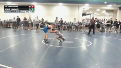 120 lbs Consi Of 32 #1 - Tyler Verceles, MD vs Drake VomBaur, CO