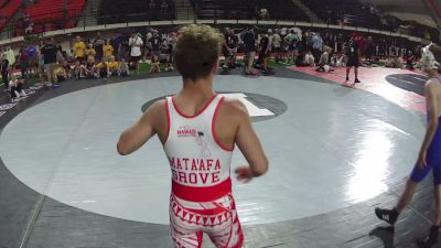 126 lbs Champ. Round 1 - Hawke Garrett, Wisconsin vs D'Artagnan Fillmore, Utah