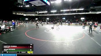 126 lbs Semifinal - Justyce Zuniga, Toppenish vs Noah Koyama, Union