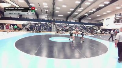 165 lbs 1st Place Match - Keegan Demarest, Messiah vs Nicholas DeLorenzo, Eastern University