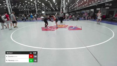 287 lbs Rr Rnd 1 - Kaleb Dumin, Boyertown vs Rashaad Pouncy, Central Dauphin