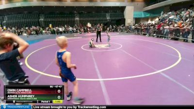 47-47 lbs Round 1 - Asher Humphrey, Greenwave Youth Wrestling vs Owin Campbell, Nevada Elite Wrestling