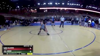 86 lbs Semifinal - Kai Weiss, Team Hammer Wrestling Academy vs Levi Allison, Troup