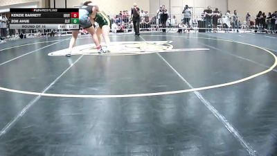 Round Of 16 - Kenzie Barrett, South Dade/Gladiator vs Zoe Ahue, Elite WC Hawaii