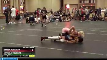 85 lbs Finals (8 Team) - Anthony Molinaro, Frost Gang vs Layten Bowersox, Ride Out Wrestling Club