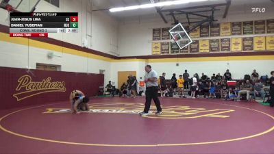 184 lbs Cons. Round 2 - Daniel Yusefian, Modesto Junior College vs Juan-Jesus Lira, Chabot College