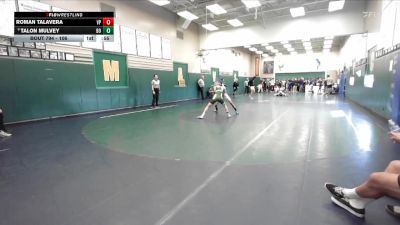 106 lbs Cons. Round 3 - Talon Mulvey, Brea Olinda vs Roman Talavera, Villa Park