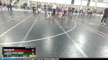 70-71 lbs Round 3 - Kaia Miller, Burbank WC vs Landon Musick Brent, Potlatch WC