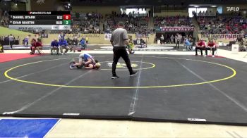 113 lbs Cons. Round 2 - Evan Martin, Mason County vs Daniel Stark, Nelson County