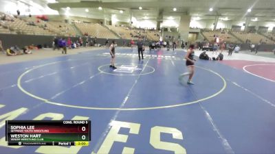 105 lbs Cons. Round 5 - Sophia Lee, Seymour Youth Wrestling vs Weston Hart, Venom Wrestling Club