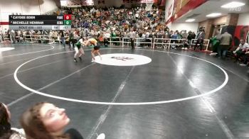 100 lbs Cons. Semi - Michelle Henman, Kelly Walsh vs Caydee Eden, Powell