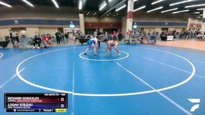 160 lbs 3rd Place Match - Richard Gonzales, Coppell High School Wrestling vs Logan Soileau, WAR Training Center