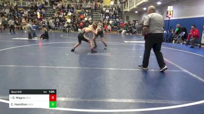 152 lbs R-16 - Devon Magro, Bishop McCort vs Cody Hamilton, Grove City