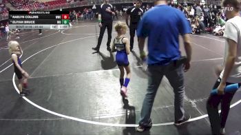 41-44 lbs 7th Place Match - Raelyn Collins, Wayne Wrestling Club vs Eliyah Bruce, Niobrara/Verdigre
