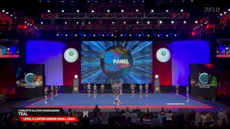 Charlotte Allstar Cheerleading - Teal [2025 L6 Limited Senior Small Coed Semis] 2025 The Cheerleading Worlds