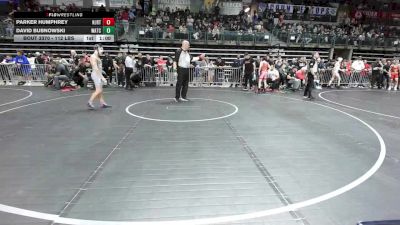 112 lbs Consi Of 4 - Parker Humphrey, Njrtc vs David Bubnowski, Watchung Hills