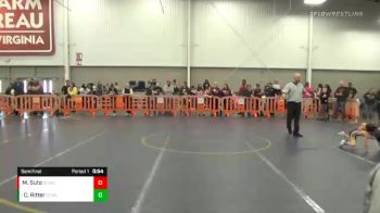 40 lbs Semifinal - Clint Ritter, Willie Walters WC vs Miles Suto, Scanlan Wrestling Academy