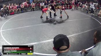 75 lbs Semis & 1st Wrestleback (8 Team) - Cameron Rodgers, Minnesota Maroon vs Parker Stanisz, Indiana Gold