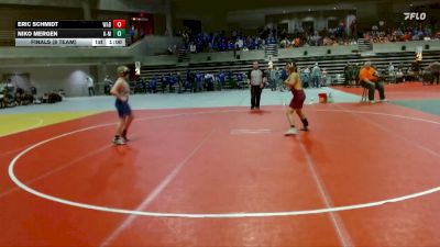 130 lbs Finals (8 Team) - Eric Schmidt, Wabasso vs Niko Mergen, K-M