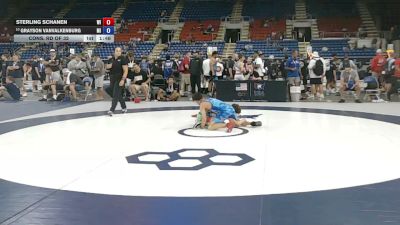 106 lbs Cons. Rd Of 32 - Sterling Schanen, Wisconsin vs Grayson VanValkenburg, Michigan