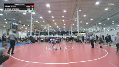100 lbs Semifinal - Zavier Olver, Mat Assassins - MS vs Charlie Atkinson, Revival Pink - MS