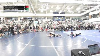 150 lbs Quarterfinal - Kamon Thompson, Box Elder vs Tensei Thompson, Bishop Kelly